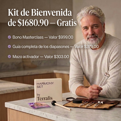 Kit de diapasones terapéuticos Terralis™ - DP - MX