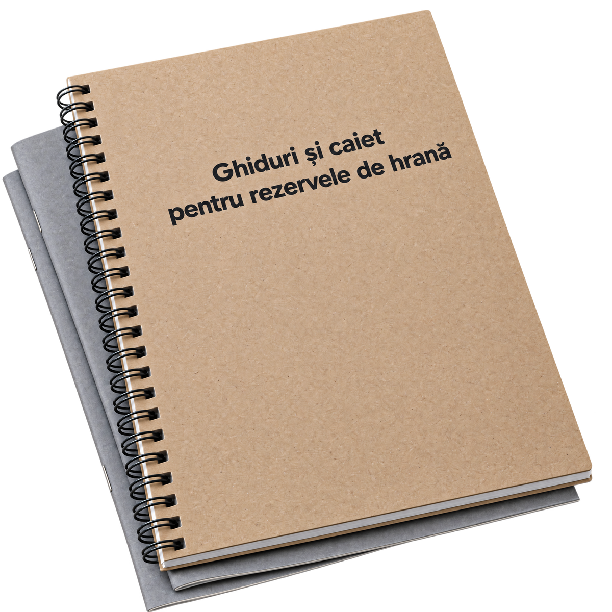 Ghiduri și caiet pentru rezervele de hrană