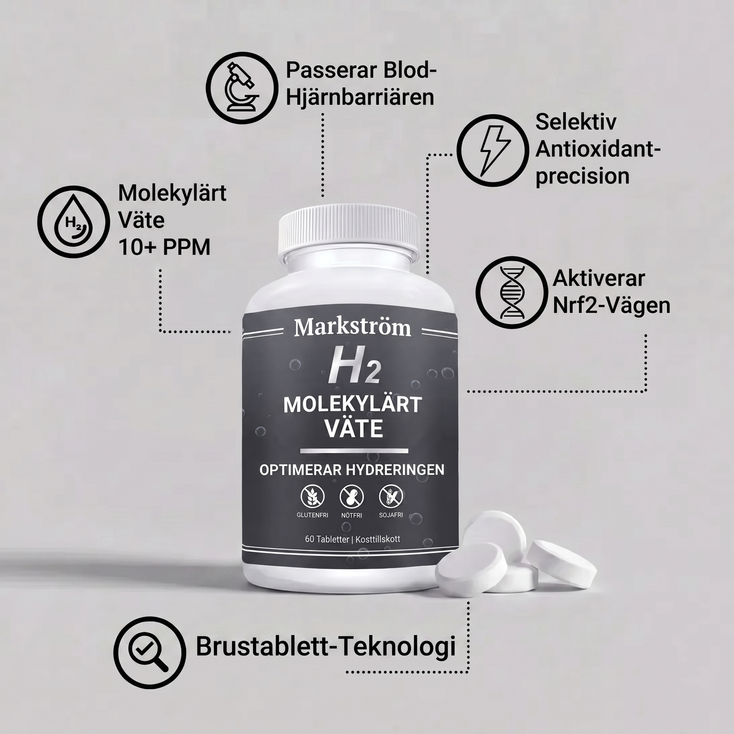 Trött hela dagen och åldras snabbare än du borde? Hydrava H2 skyddar dina celler inifrån.