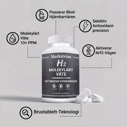 Trött hela dagen och åldras snabbare än du borde? Hydrava H2 skyddar dina celler inifrån.