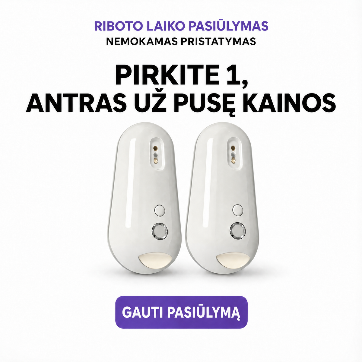 Klozeto UV sterilizatorius Uvara - 1760UVR-LT