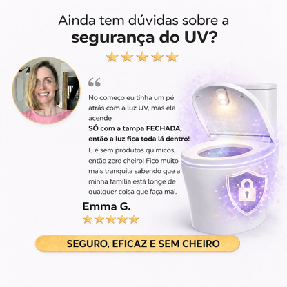Esterilizador UV para vaso sanitário Uvara - 4471UVR-BR