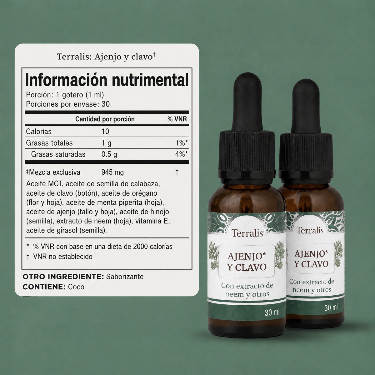 Kit de limpieza intestinal de 2 pasos Evicta - 1743EVC-MX