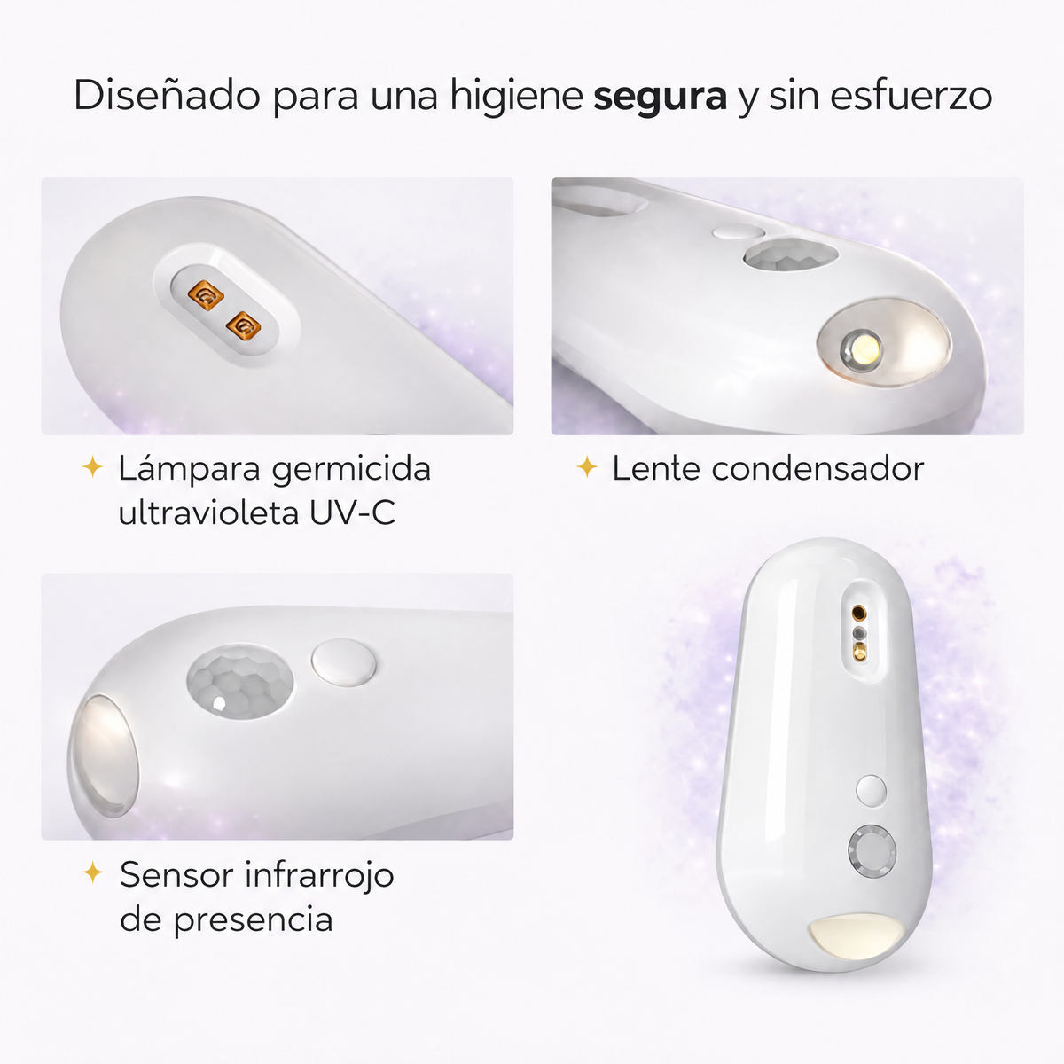 Esterilizador UV para inodoro Uvara - 5056UVR-MX