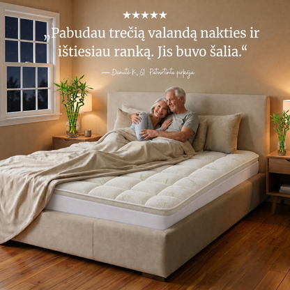 Pirkėjos atsiliepimas apie Kumora antčiužinį
