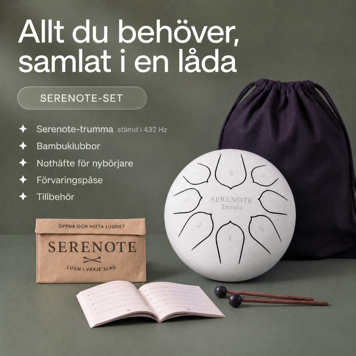 Rogivande tungtrumma Serenote - 5165SRN-SE