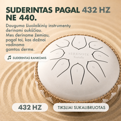 Raminantis būgnas Serenote - 9879SRN-LT
