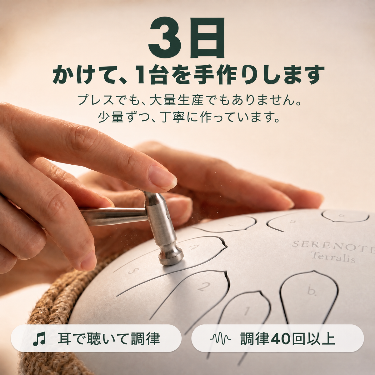 癒やしのタングドラム Serenote - 3423SRN-JP