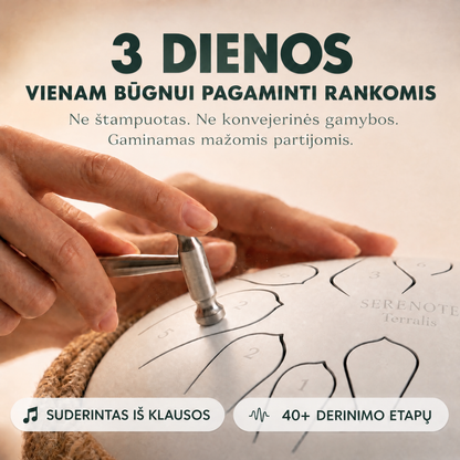 Raminantis būgnas Serenote - 9879SRN-LT