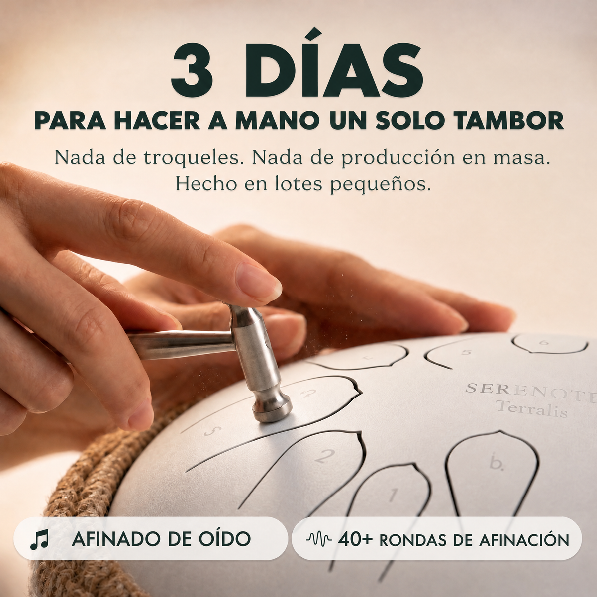 Tambor relajante Serenote - 2335SRN-MX