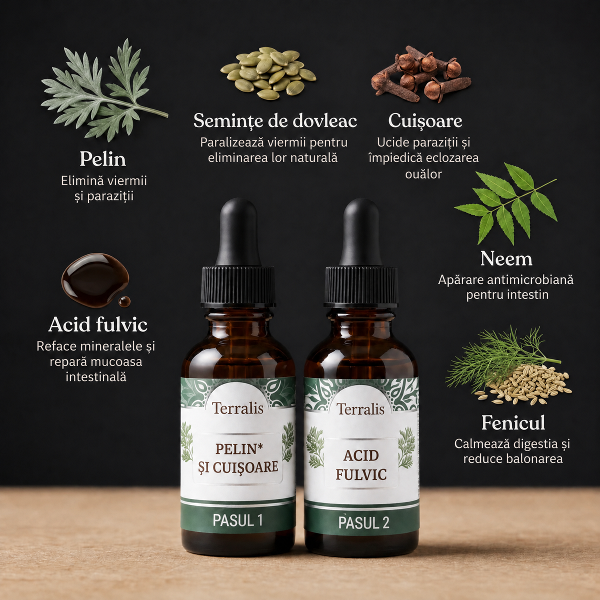 Kit de detoxifiere intestinală în 2 etape Evicta - 5668EVC-RO