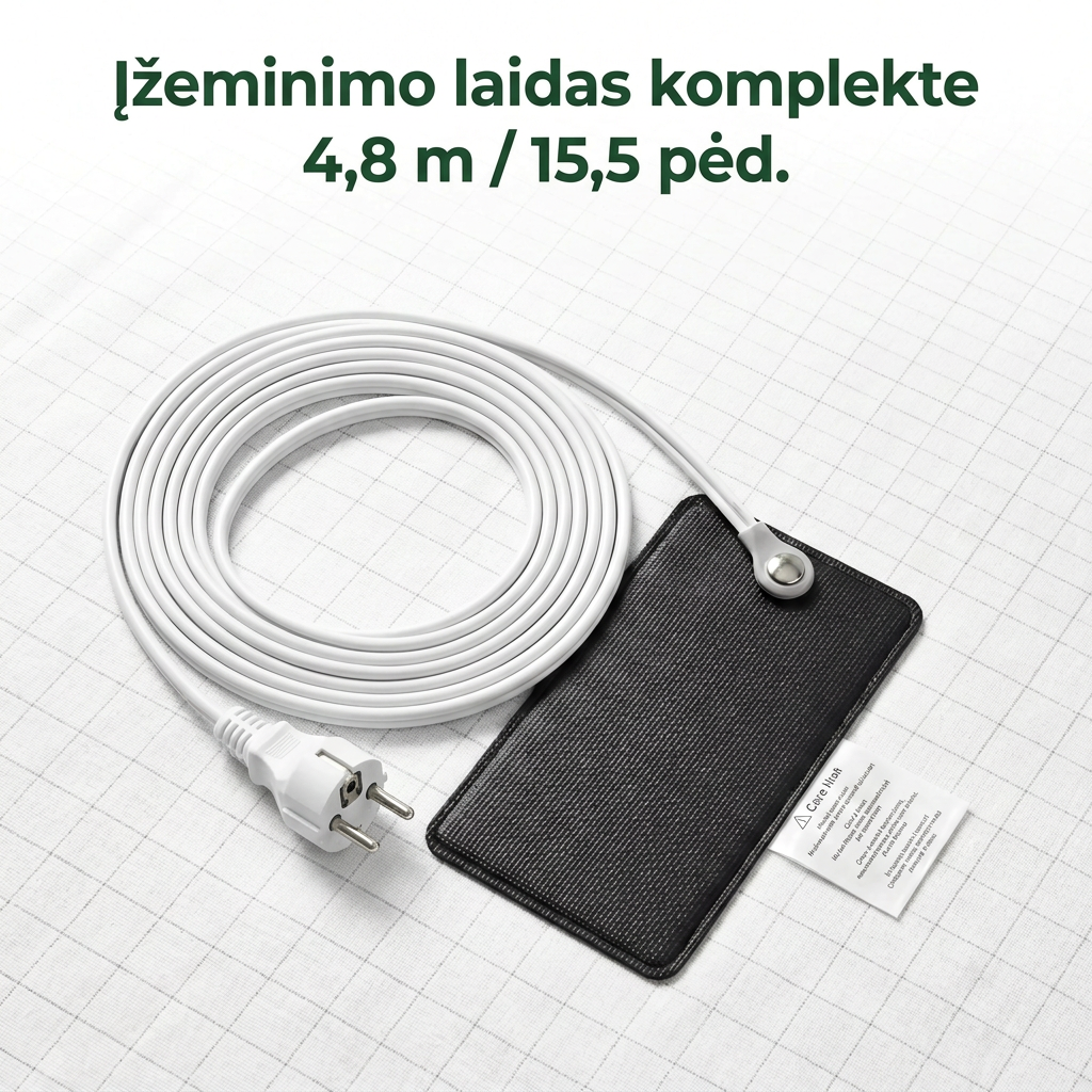 Zero-Volt™ įžeminimo paklodė