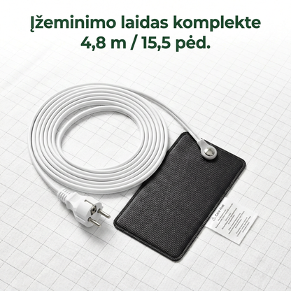 Zero-Volt™ įžeminimo paklodė