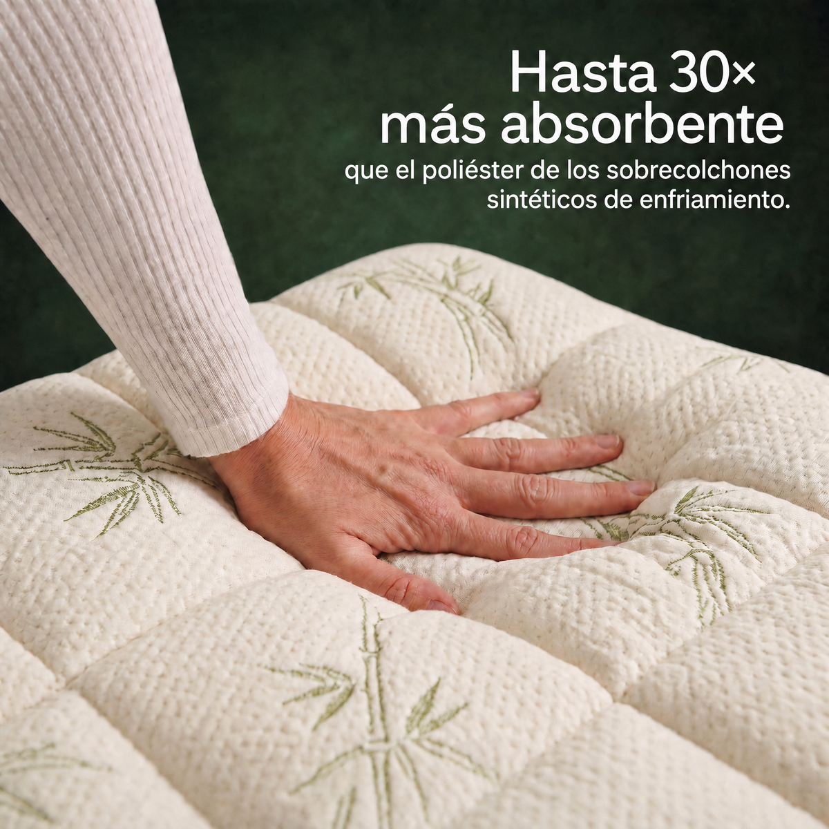 Acercamiento a la funda del Kumora, hasta 30 veces más absorbente