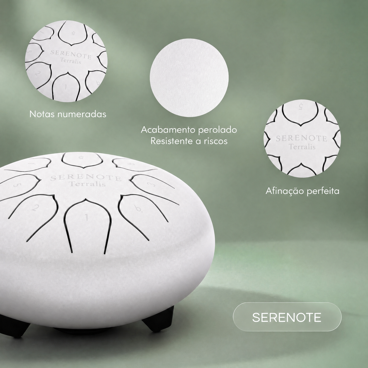 Tambor relaxante Serenote - 6049SRN-BR